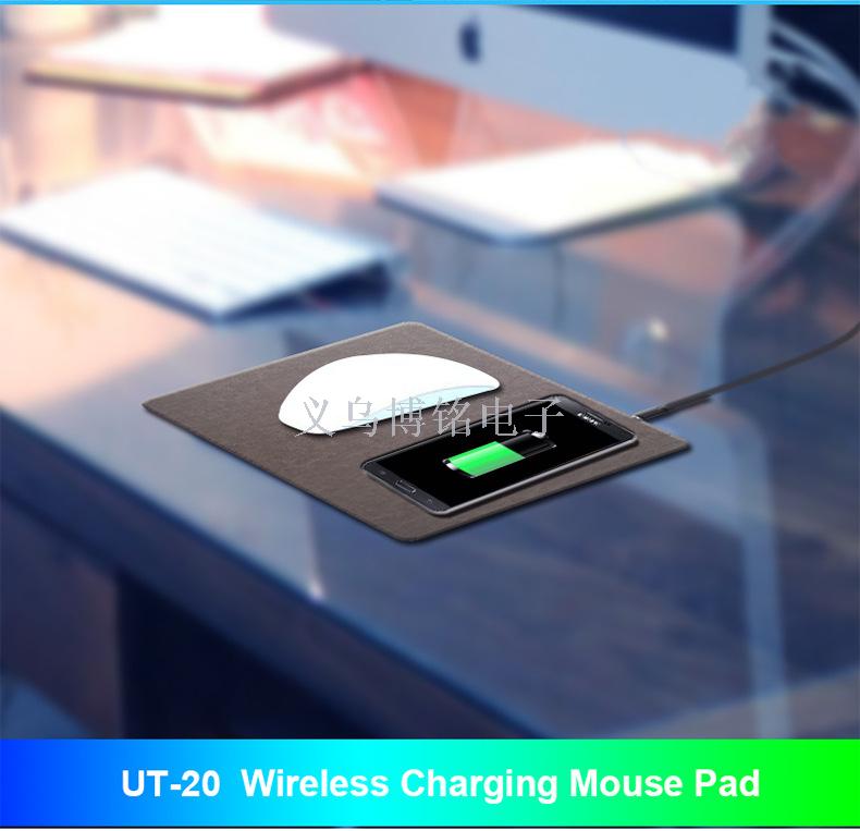 Wireless charging Mouse pad usb Custom qi wireless charger for Apple iphonex thumbnail