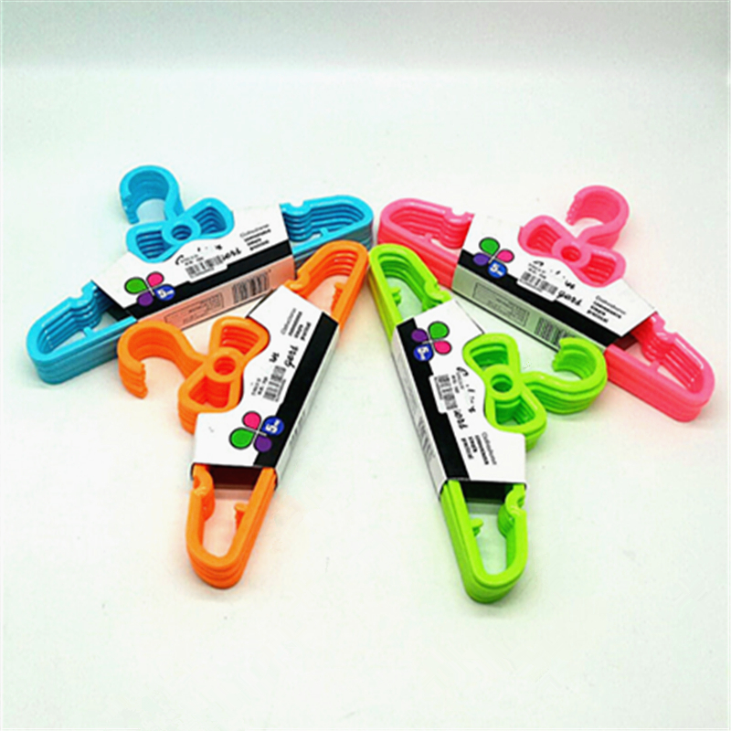 阳光百货 衣架儿童衣架塑料衣挂晾衣架蝴蝶结衣架婴儿小孩衣撑