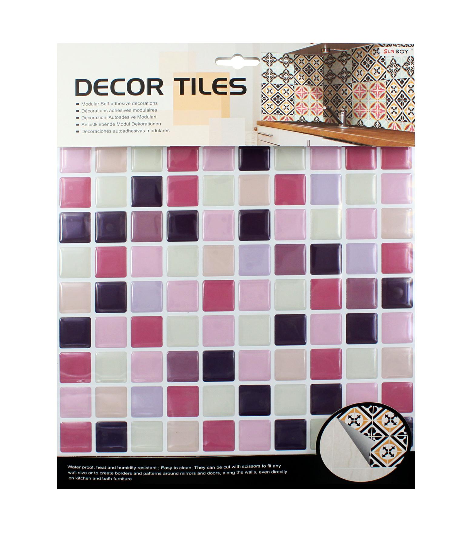 Ceramic tile stickers 3D stereoscopic wall stickers decorative stickers