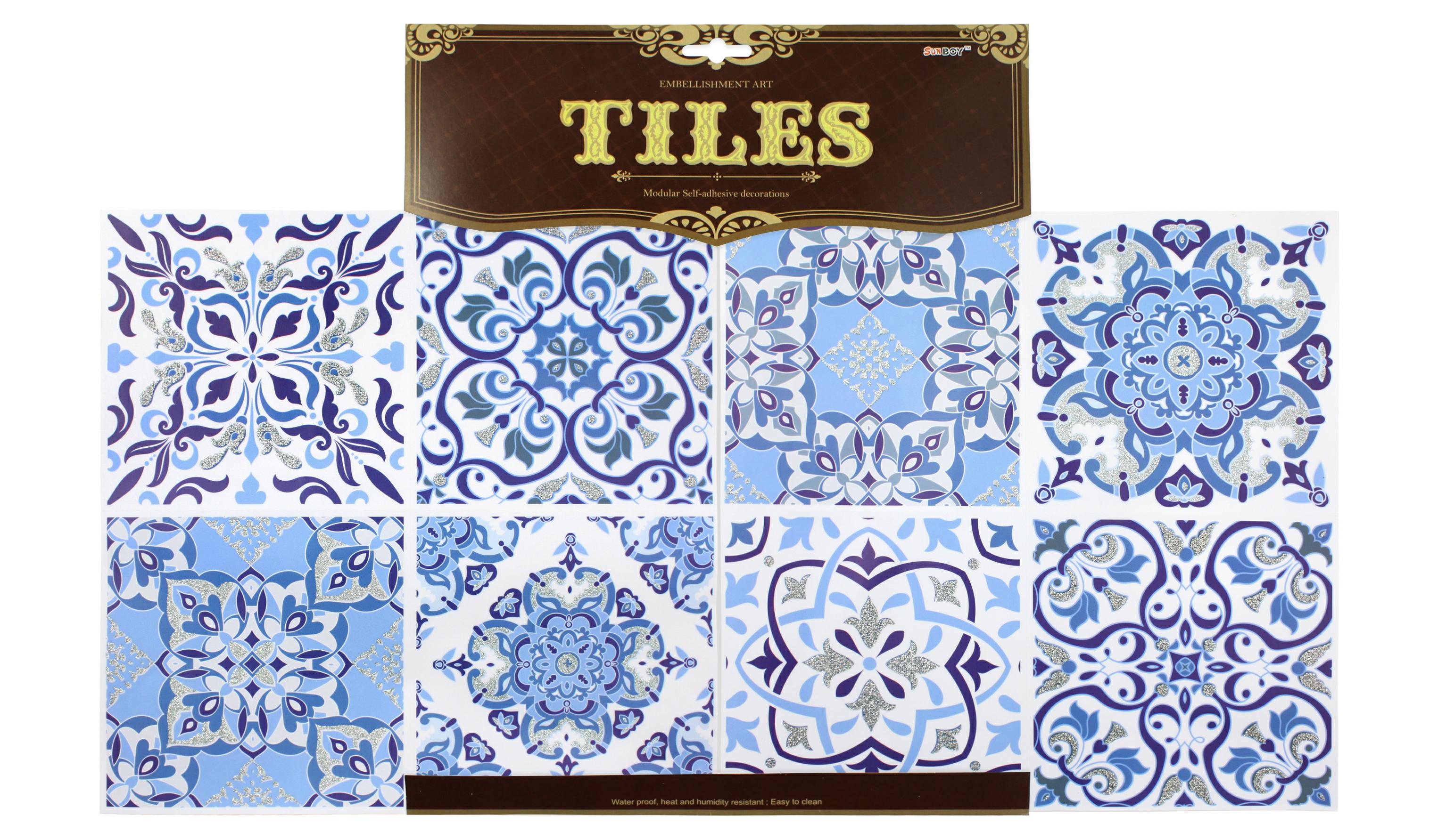 Bronzing ceramic tiles with 3D stickers wall stickers decoration stickers 7D wall stickers
