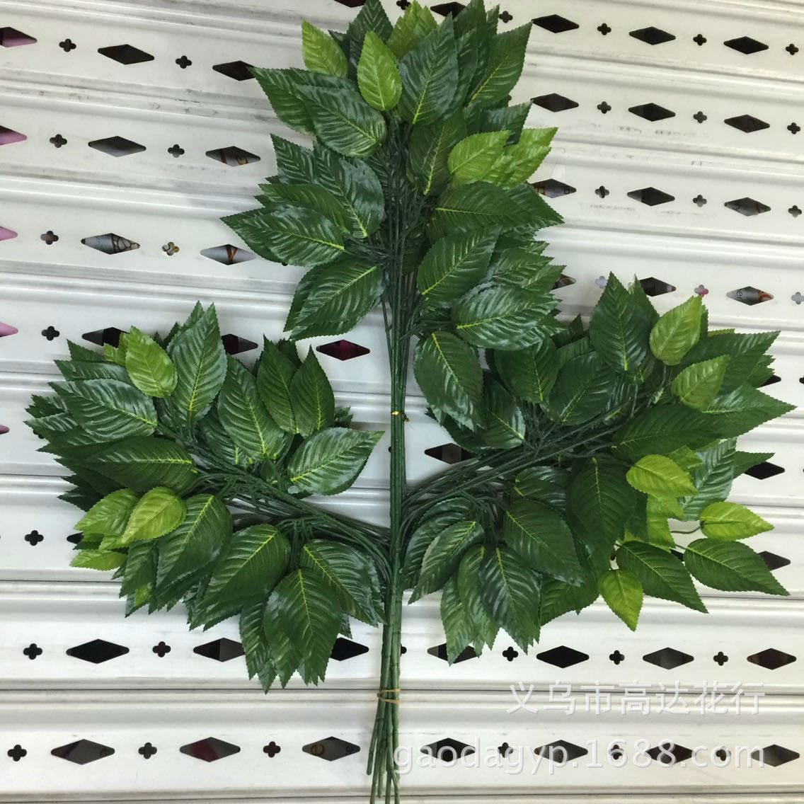Simulation cherry leaf simulation leaf garden decoration leaf simulation rose leaf simulation leaf simulation banyan leaf