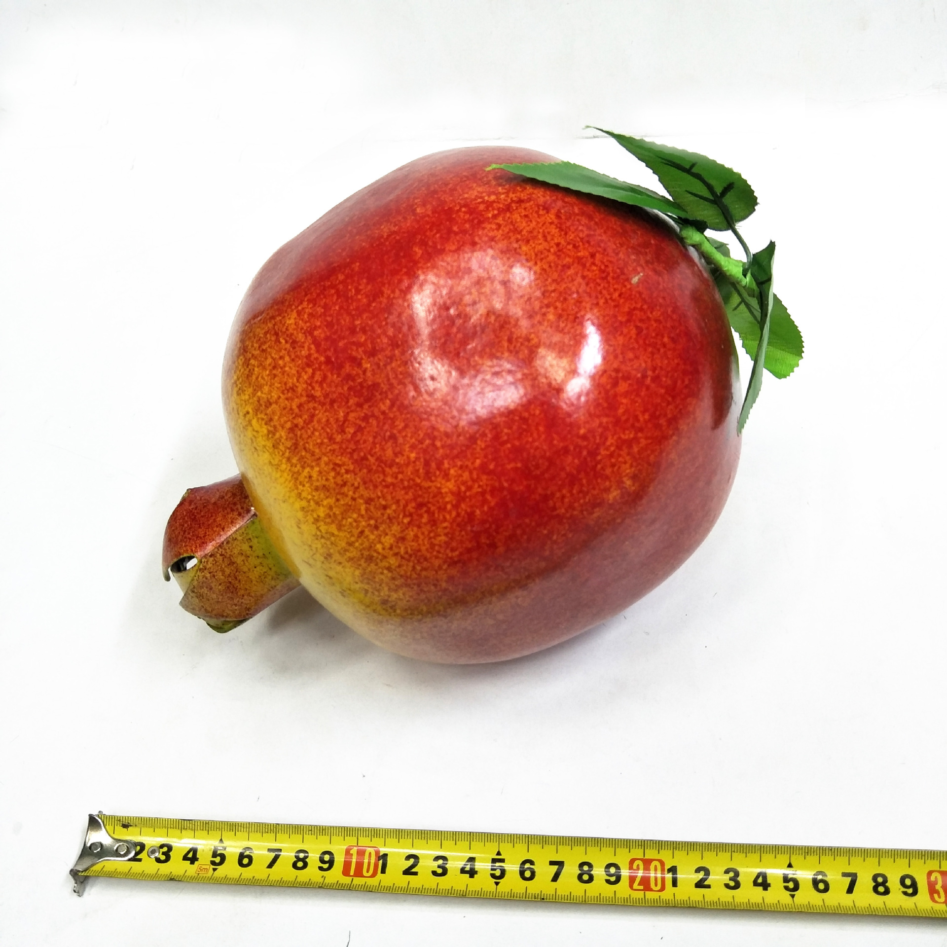 Wholesale supply factory direct sales of simulated fruits: pumpkin, Hami melon, apple, peach, pear, lemon, orange, pomegranate Application Scenario