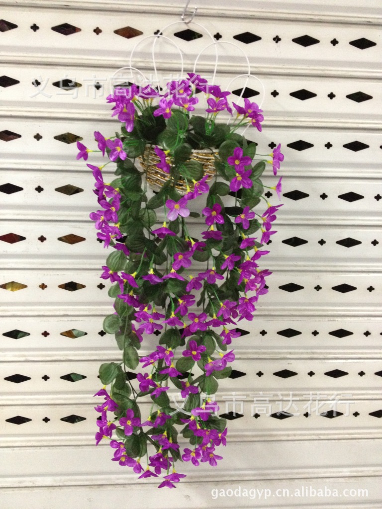 Simulation violets hang simulation grass wholesale simulation plant simulation bamboo leaf branch simulation lawn thumbnail