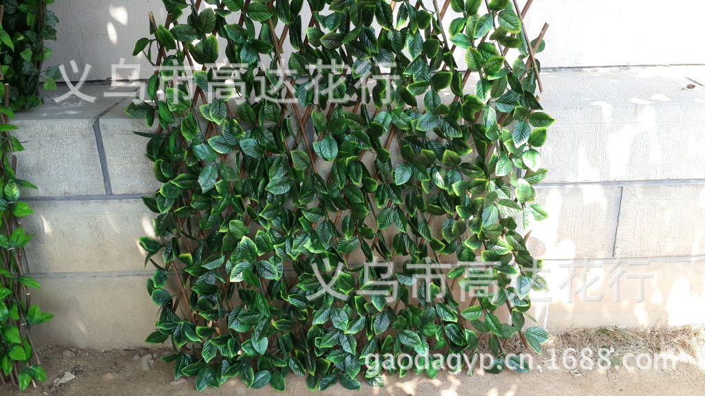Artificial fence fence network, artificial grass fence network, simulation plant leaf fence, simulation rattan fence
