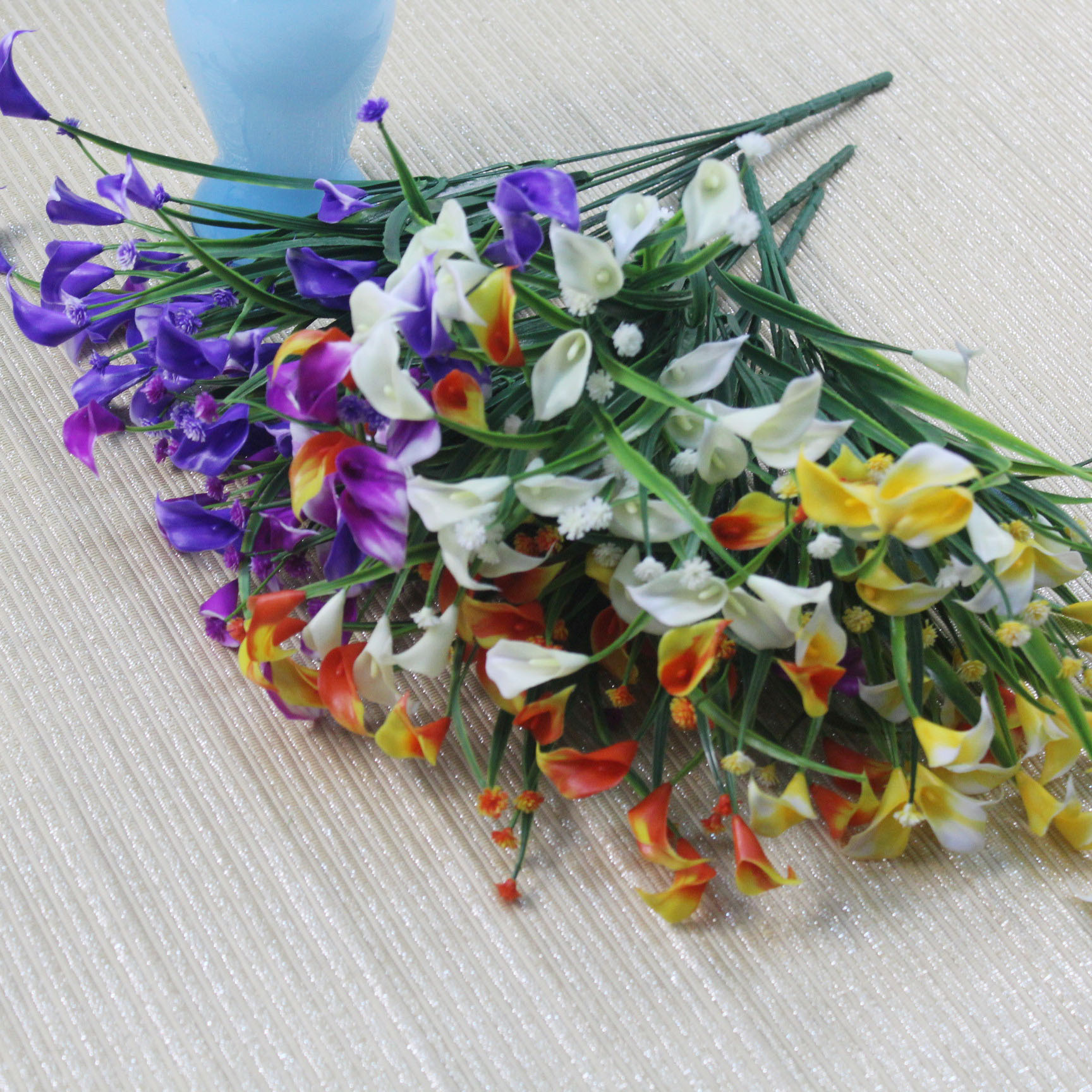 Artificial plant wall accessories, artificial plant flowers, artificial baby's breath, artificial water plants, artificial flowers, plastic Specification image