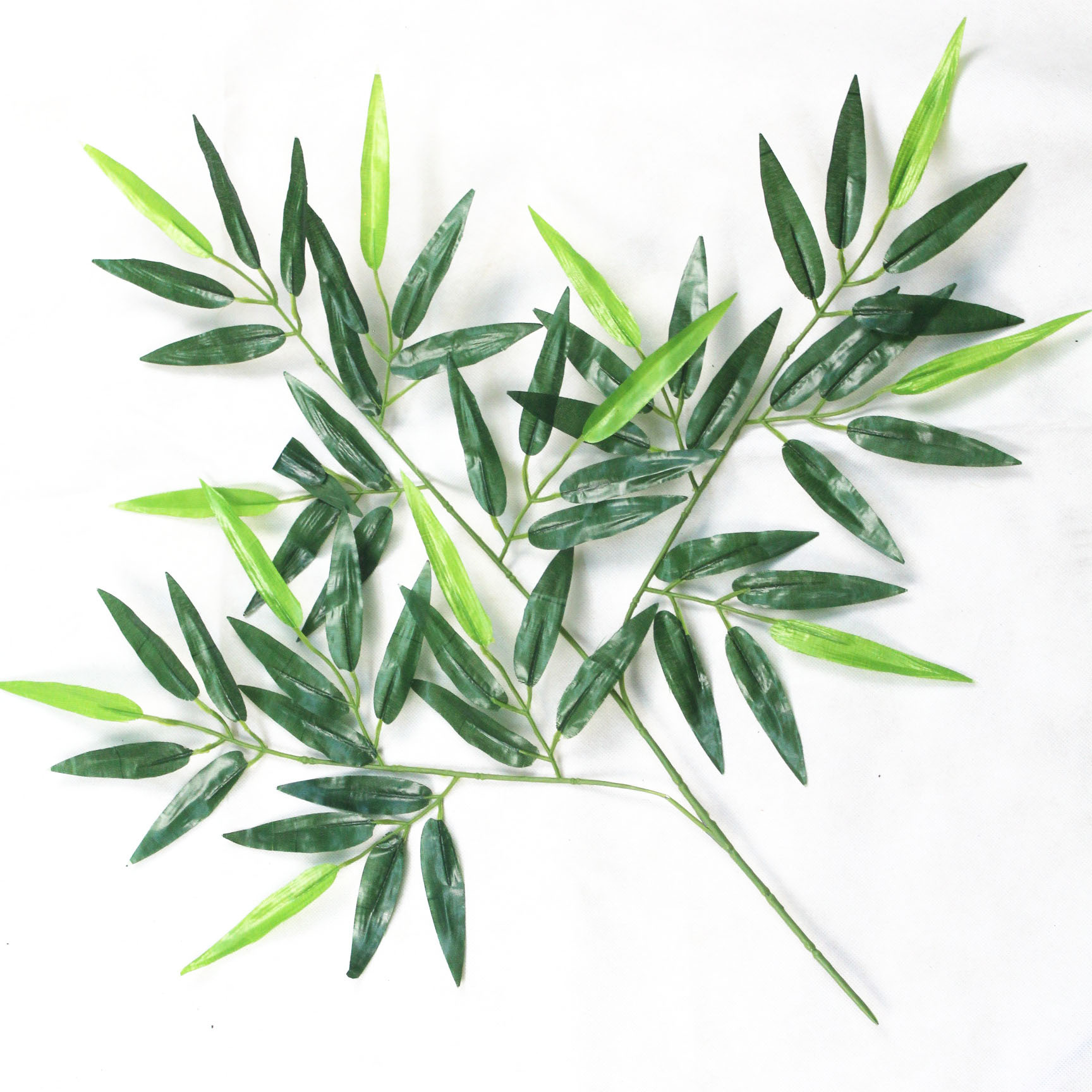 Factory direct simulation bamboo leaf simulation bamboo leaf fake bamboo leaf plastic bamboo leaf green bamboo leaf simulation