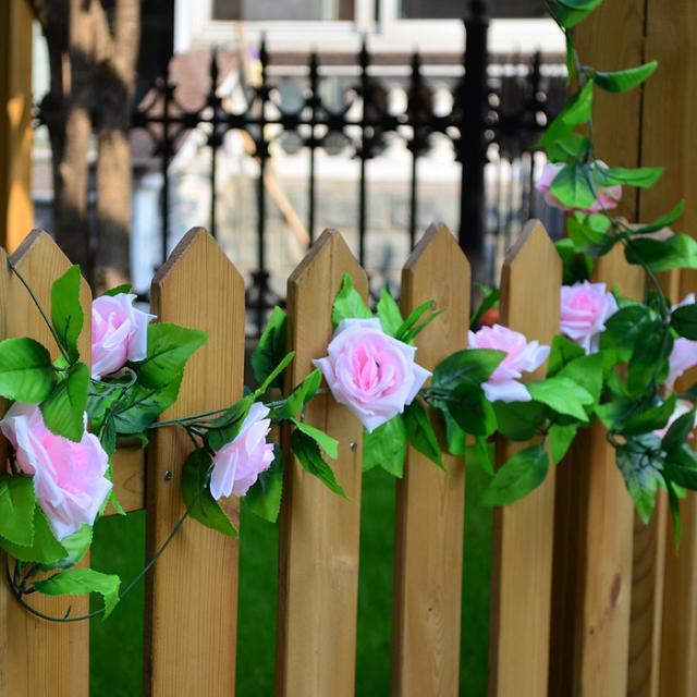 Artificial rose vine, Korean rose artificial flower decorative vine, wedding decoration flower vine manufacturer, 9 roses Application Scenario