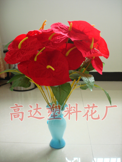 Simulation anthurium bonsai simulation flower simulation lawn plastic lawn simulation flower lotus
