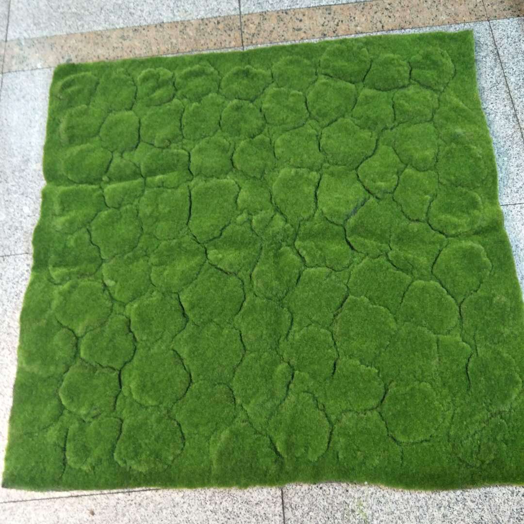 Artificial plant wall, moss skin, plant wall, grass decoration, indoor window display decoration, DIY trendy decoration, lawn Specification image