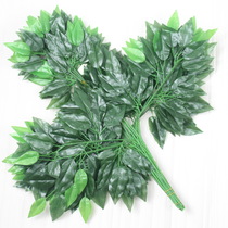 Simulative banyan leaf simulative leaf leaf garden decoration leaf false maple leaf false leaf project leaves special price