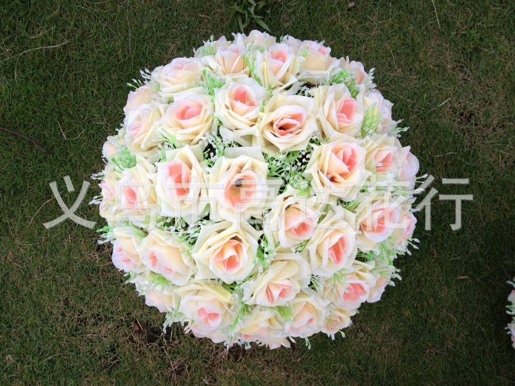 40 cm high grade simulation flower rose simulation flower head simulation silk flower