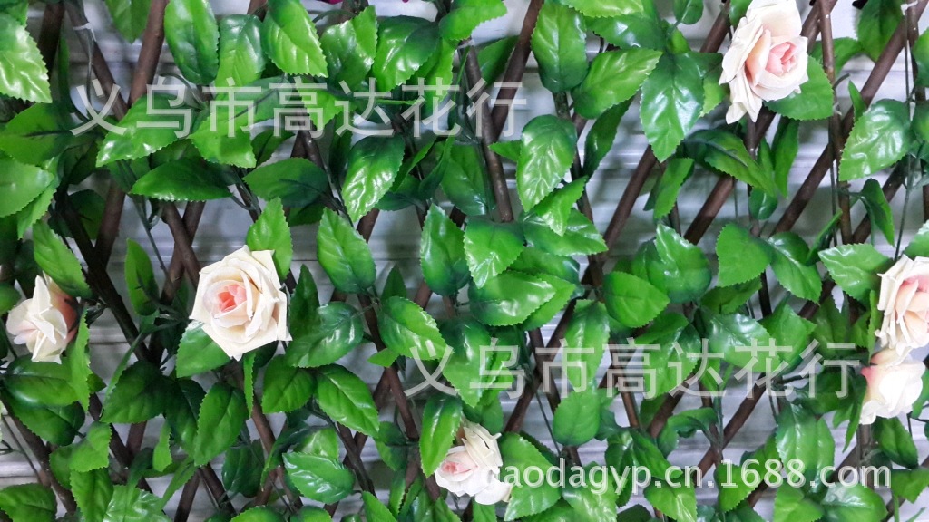 Artificial fence fence network, artificial grass fence network, simulation plant leaf fence, simulation rattan fence