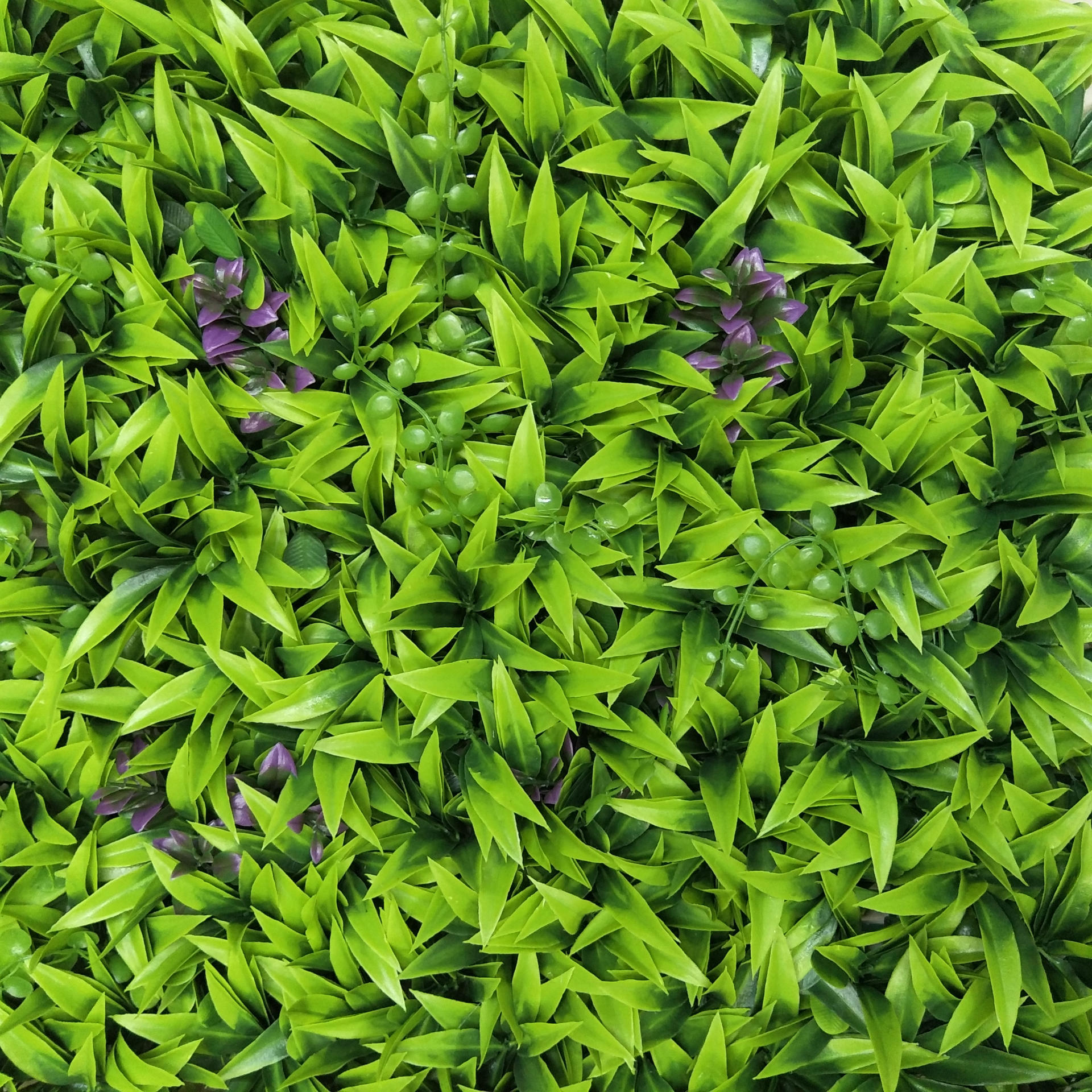 Artificial flowers, artificial lawns, artificial trees, artificial flowers, artificial lawns, artificial trees, plastic flower factory, 50*50cm tall, gladiolus lawn, plant wall grass, plastic grass, artificial lawn, garden plant wall details Picture