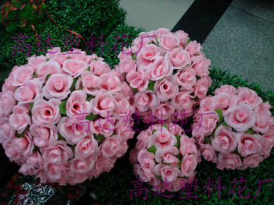 Supply simulation flower ball false rose ball wedding props wholesale flower ball hanging decoration all over the sky star flower ball