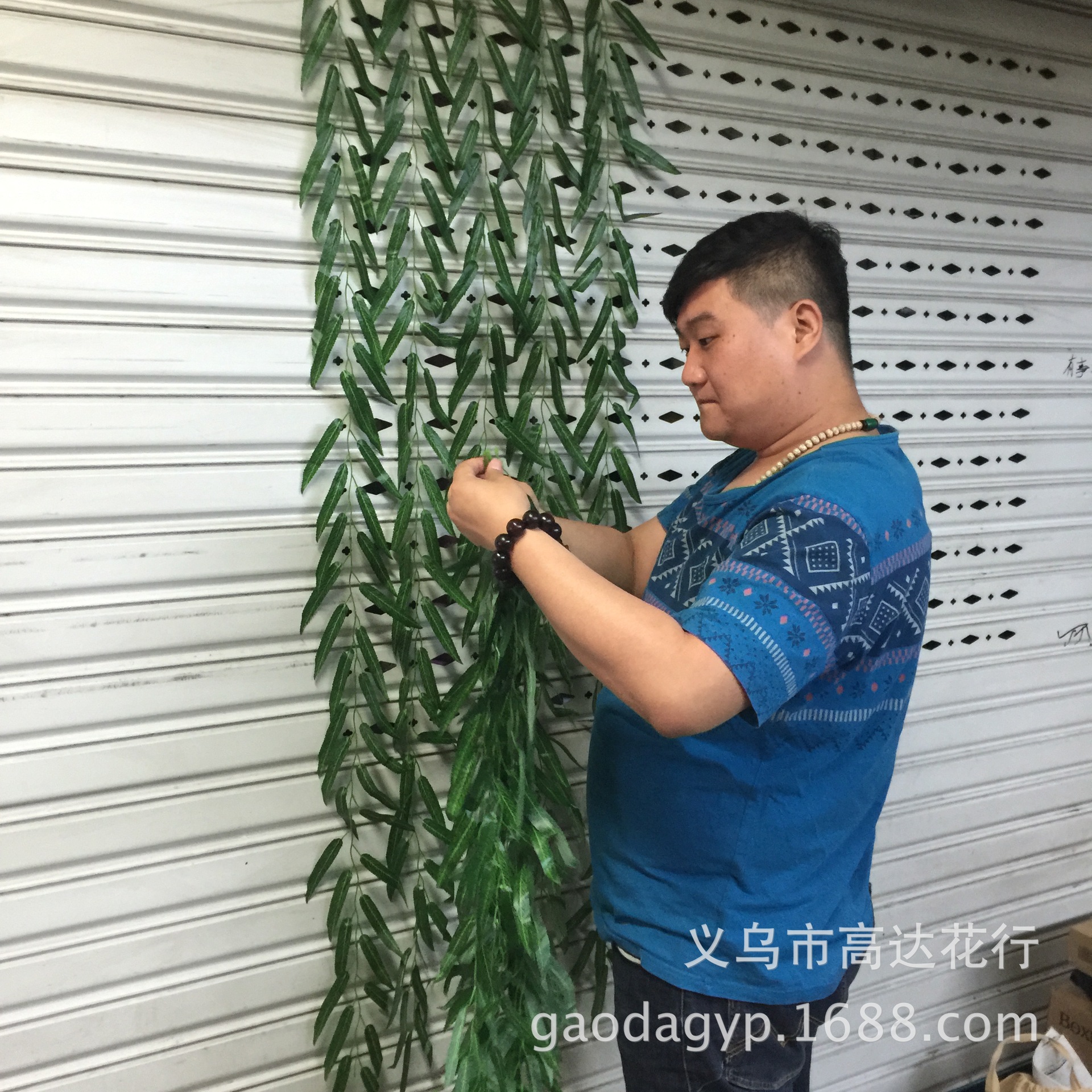 Hot-selling 1.8-meter special offer: Silk-screened willow leaves, silk-screened bamboo leaves, fake bamboo leaves, bamboo leaves and rattan strips. Factory direct sales and wholesale