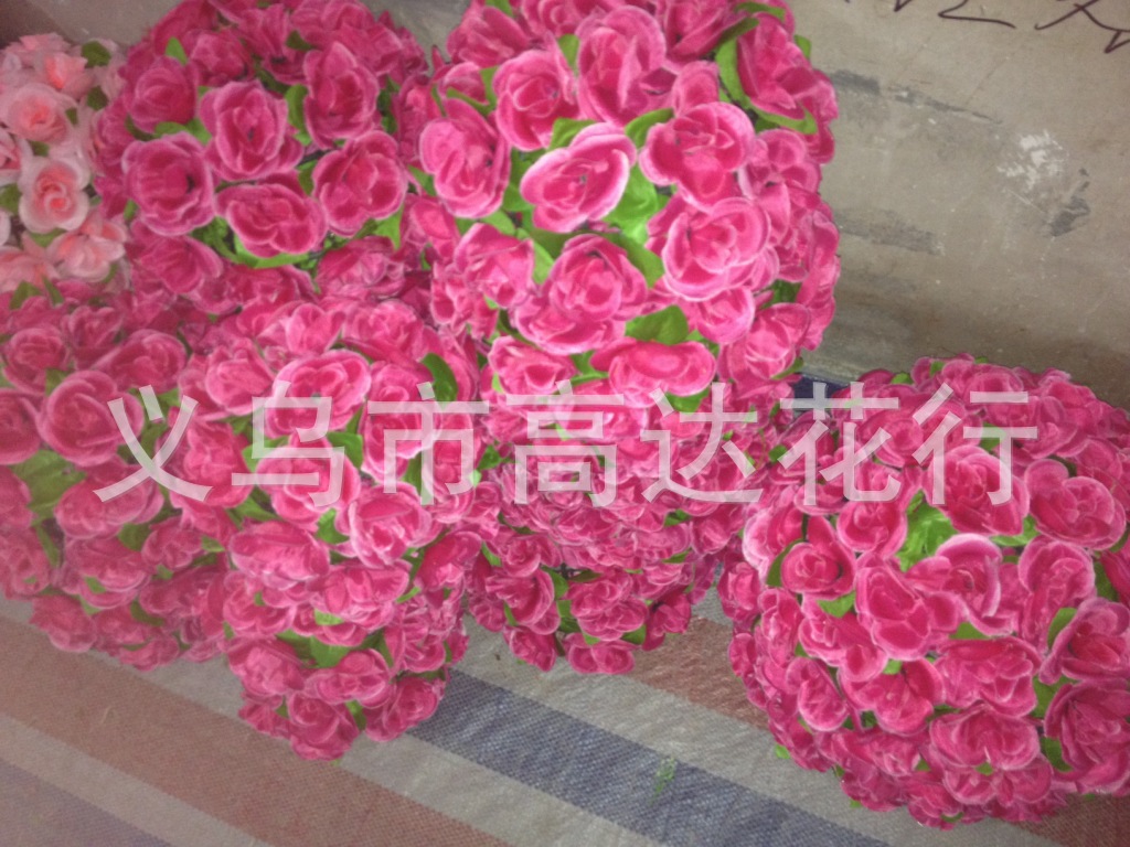 18 cm artificial flower balls, wedding decoration flower balls wholesale, flower balls, hydrangea, rose flower balls manufacturer