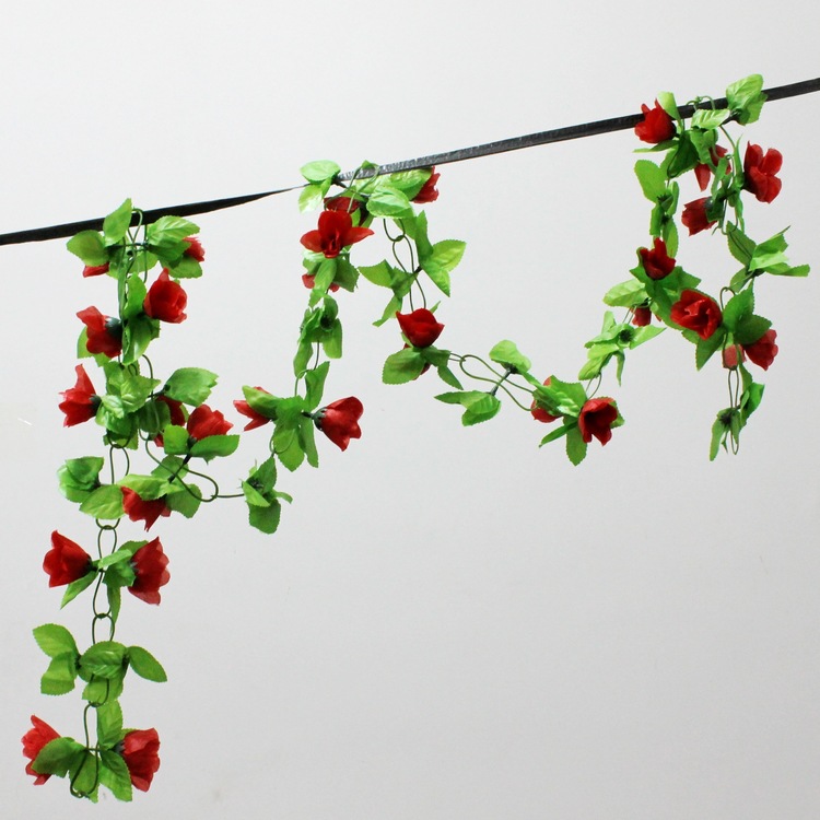 Special promotion: Double-sided rose vine, double-layer rose vine, artificial rose vine, wedding roses details Picture