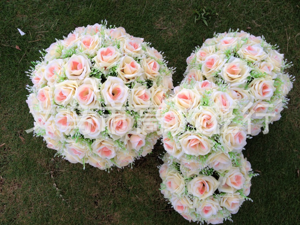 20 cm high-end artificial flower rose artificial flower head artificial flower silk flower details Picture
