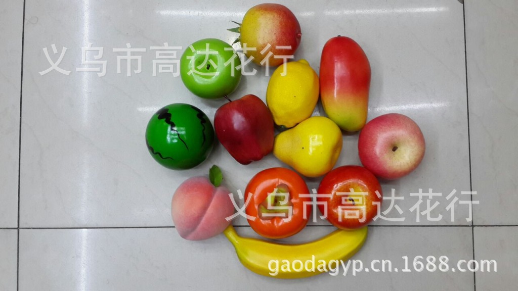 Wholesale supply manufacturers direct simulation fruit simulation fake fruit simulation decorative fruit simulation apple thumbnail