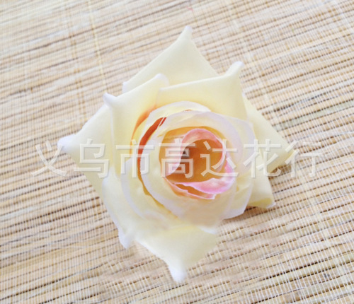 Yiwu factory direct sales volume rose flower simulation flower ball flower bouquet rattan accessories silk flower wedding wholesale