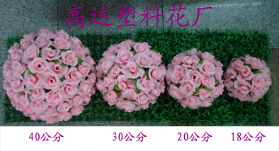 18 cm artificial flower balls, wedding decoration flower balls wholesale, flower balls, hydrangea, rose flower balls manufacturer Specification image