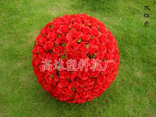 Simulation ball 60 cm rose simulation ball simulation flower simulation flower slice