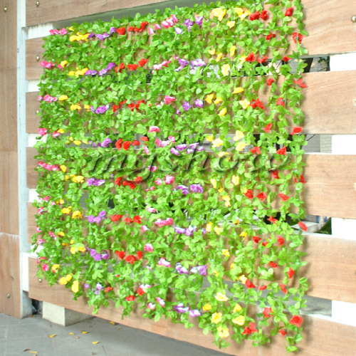 Special promotion: Double-sided rose vine, double-layer rose vine, artificial rose vine, wedding roses Specification image