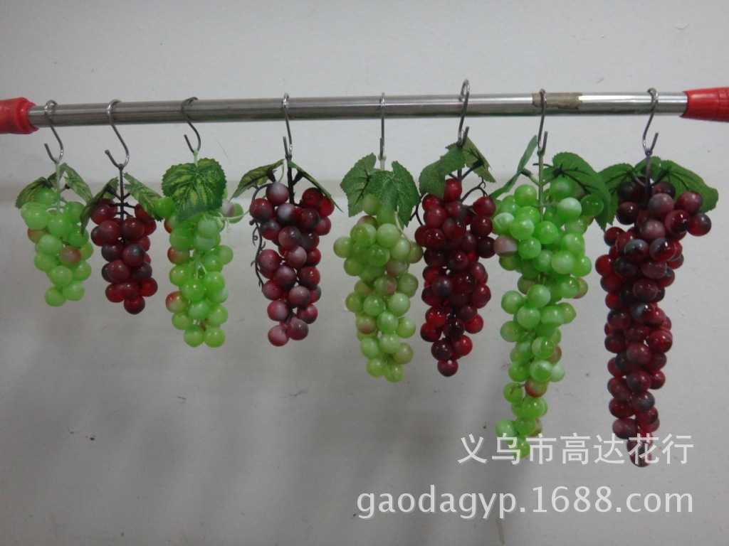 60-head wholesale supply factory direct sales of simulated fruit grapes, grapes, plastic grapes, plastic grapes wholesale Specification image