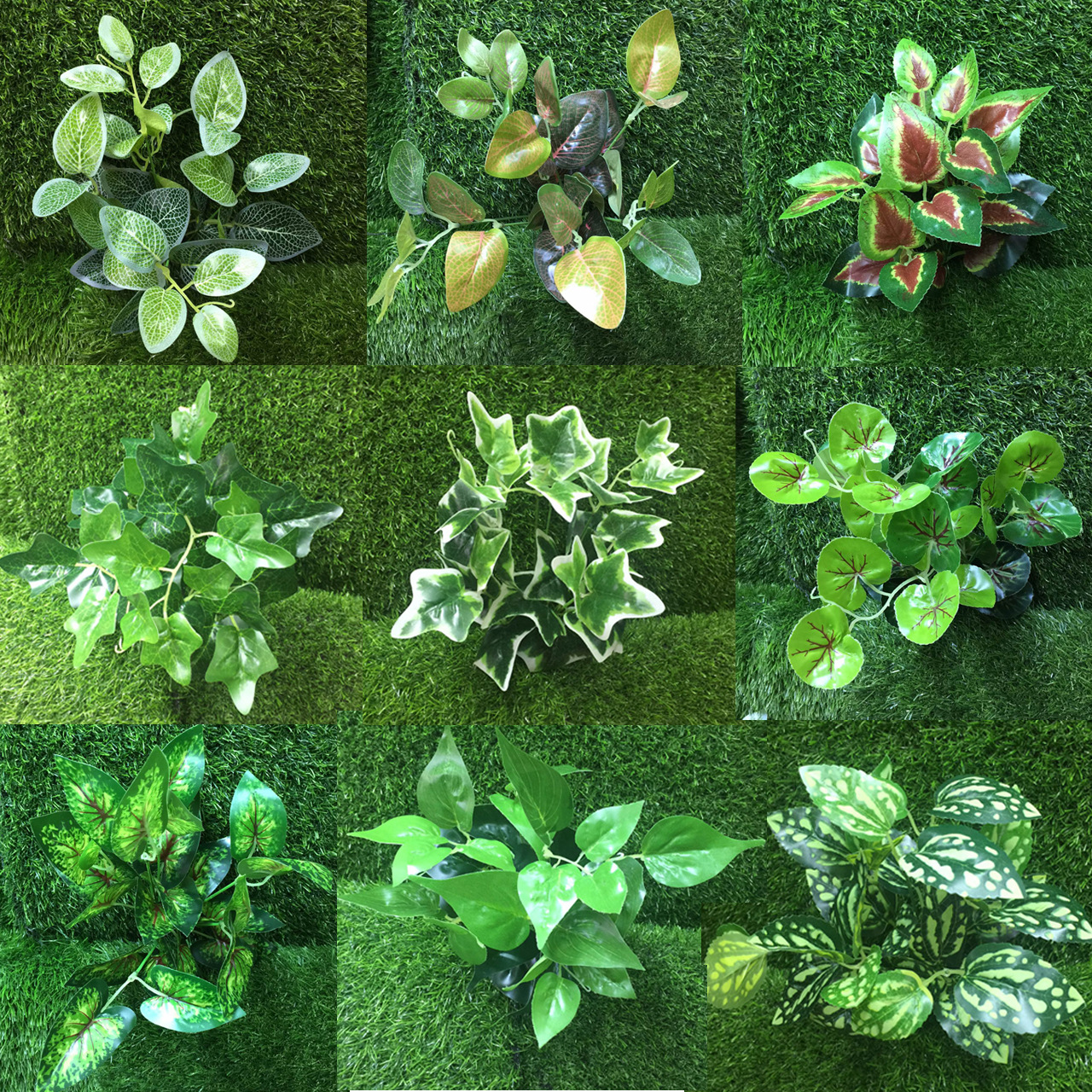 Plant wall accessories simulation gum leaf small tree simulation bonsai rubber bonsai fake plant simulation plant wall