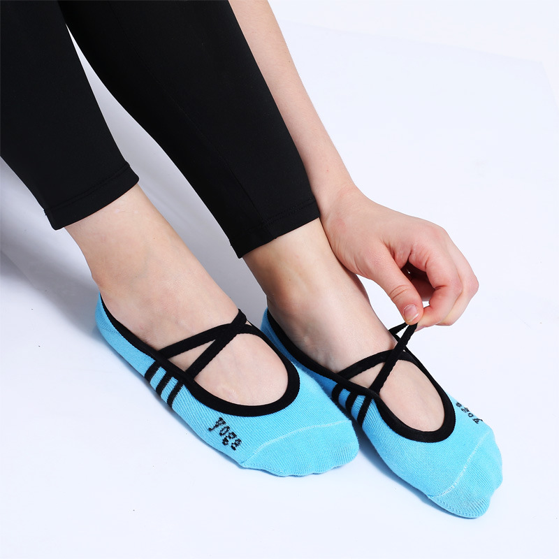 Yoga socks cotton five-finger socks ladies cotton five-finger socks Yoga socks backless round head yoga socks single production factory thumbnail