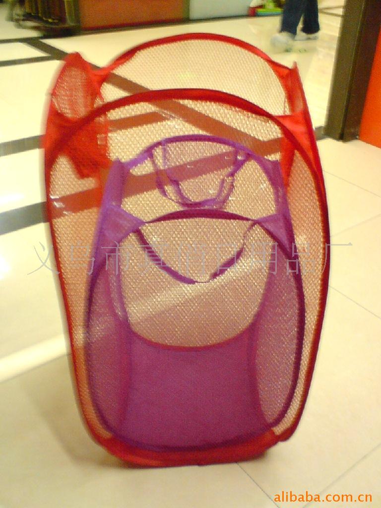 洗衣篮脏衣篮折叠洗衣篮网格洗衣篮厂家直销