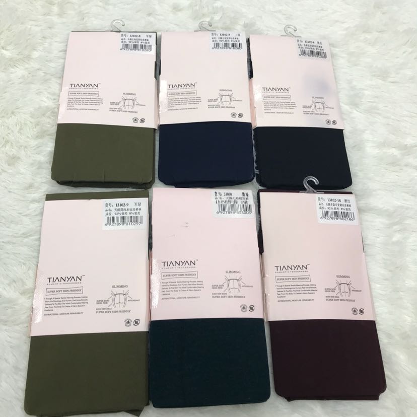 Tianyan Spring Edition Women's Modal pantyhose, velvet ankle pantyhose, sock base, single-sided enhanced socks