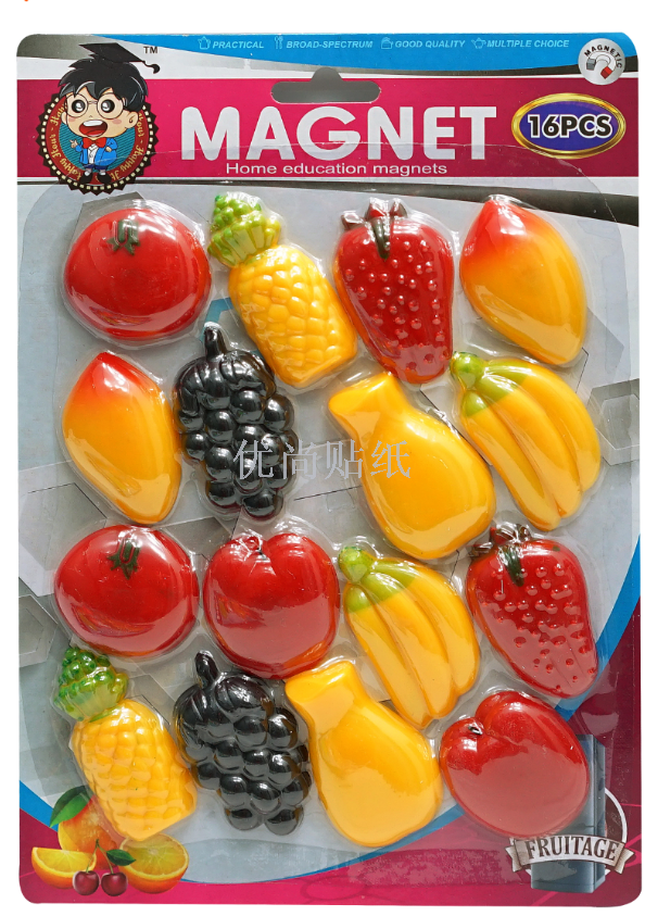 312.316 Magnet fridge magnets, fruit fridge magnets, decorative stickers details Picture