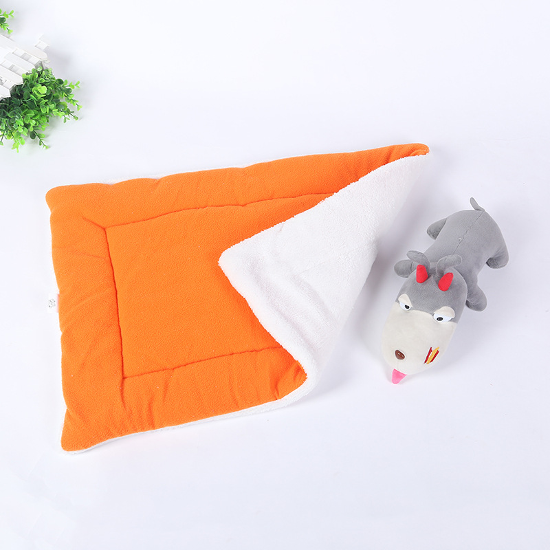 Candy-colored lambskin Kawaii pet cushions, universal winter cat cushions for cats and dogs, factory direct sales Specification image