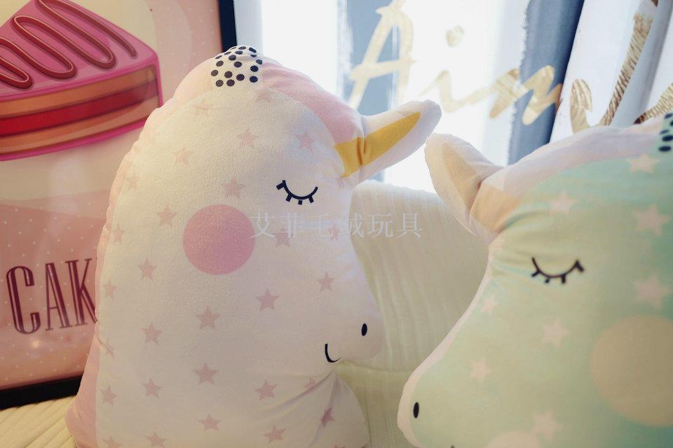Unicornio INS cojín cojín peluche Application Scenario