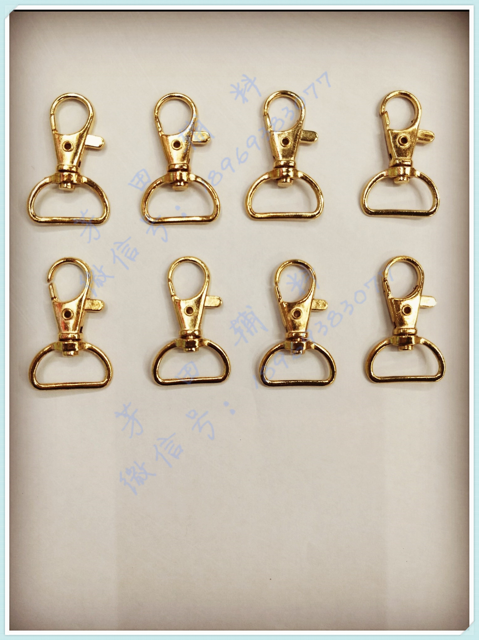 20 inner diameter alloy dog hook, gold-like hanging buckle Specification image