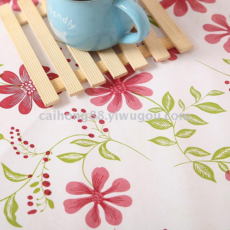 PEVA pastoral floral printed cotton tablecloth, waterproof and oil-resistant tablecloth, no-wash tablecloth Application Scenario