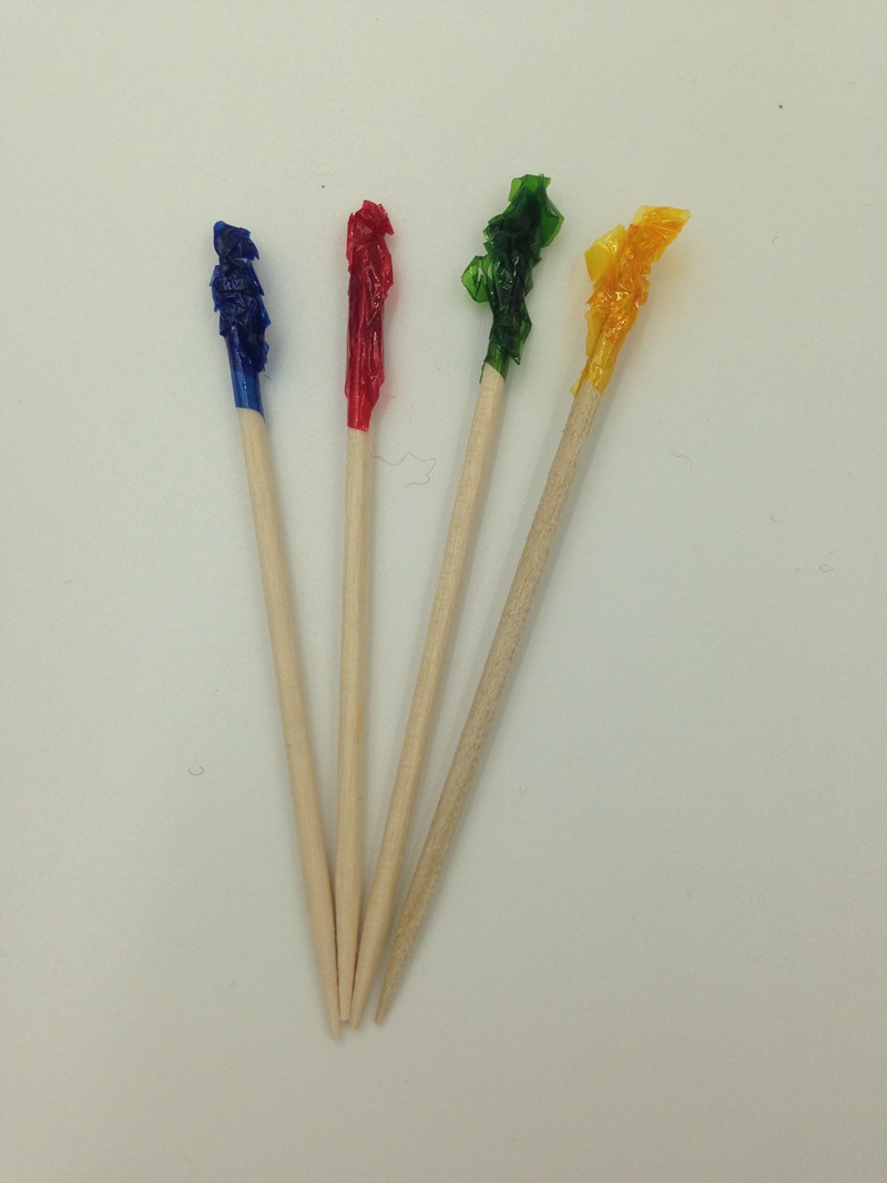 Bright tip disposable bamboo bamboo sanitary disinfection toothpick manufacturers direct sales Specification drawing