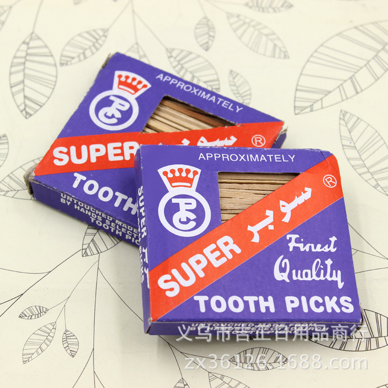 Manufacturers direct wholesale flat toothpicks Middle East KTV toothpicks fruit toothpicks