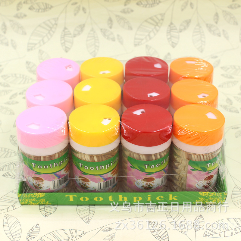 Fine disposable bamboo toothpick travel portable toothpick hotel toothpick home toothpick manufacturers direct sales full figure