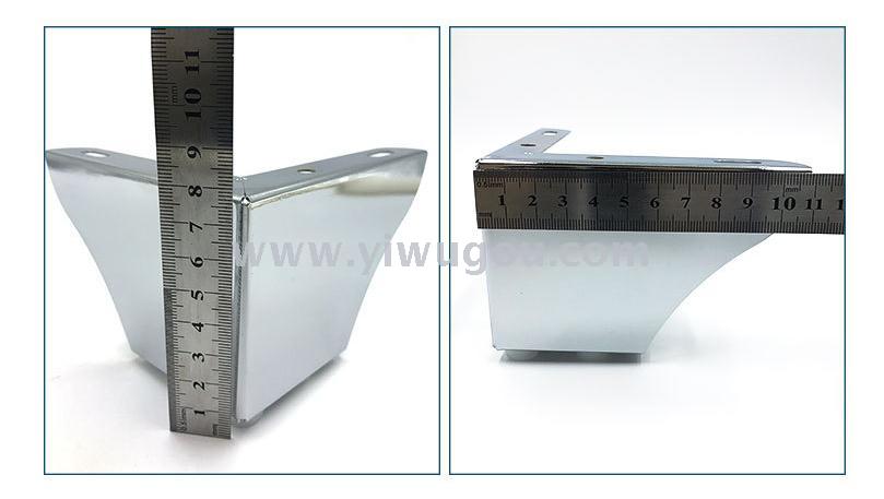 We produce rubber stopper furniture feet, 8-point two-in-one furniture sofa feet, electroplated sofa feet and electric cabinet feet Specification image