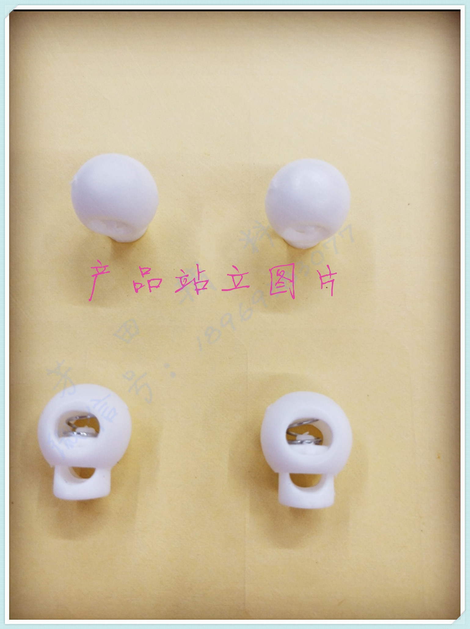 18*15 long wide spring buckle mine shape special white Specification drawing