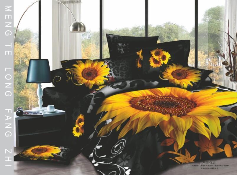 Snow pigeon bedding four sets of new listed pure cotton active printing factory direct sales