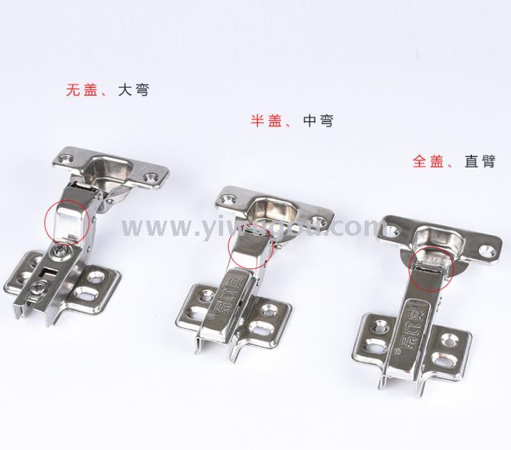 Wholesale 304 stainless steel hinges, copper rods, hydraulic buffer hinges, cabinet hinges, furniture hardware details Picture