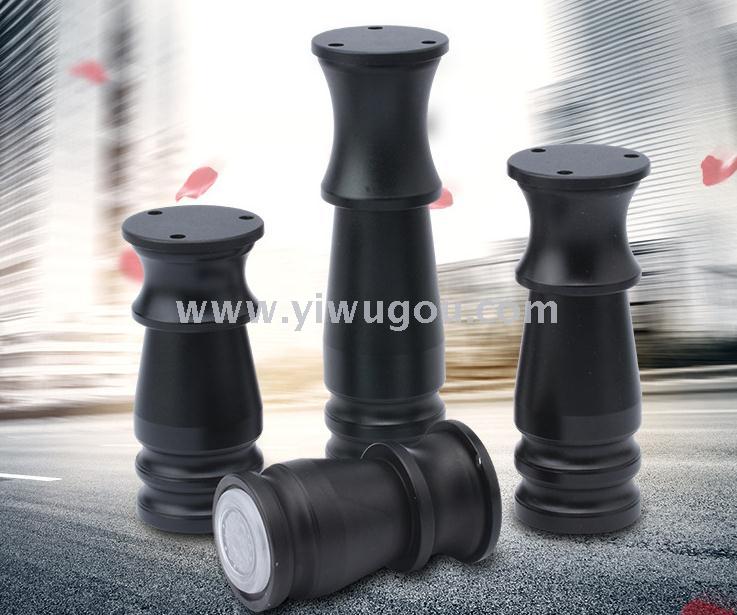 European-style black and white aluminum alloy adjustable feet for bathroom cabinet feet, bathroom fixtures, TV cabinet feet, sofa feet and furniture support legs