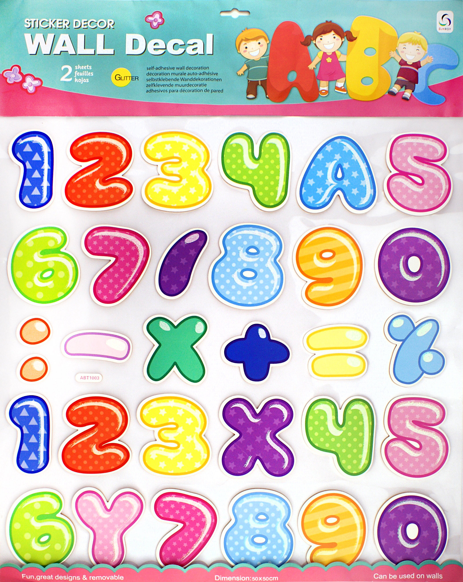Adhesivo 3D5D6D7D adhesivo de pared tridimensional adhesivo de capa EVA letras numéricas adhesivo decorativo Application Scenario