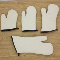 Thickened baking oven gloves, heat resistant and high temperature heat insulation gloves, baking tray gloves, bakery