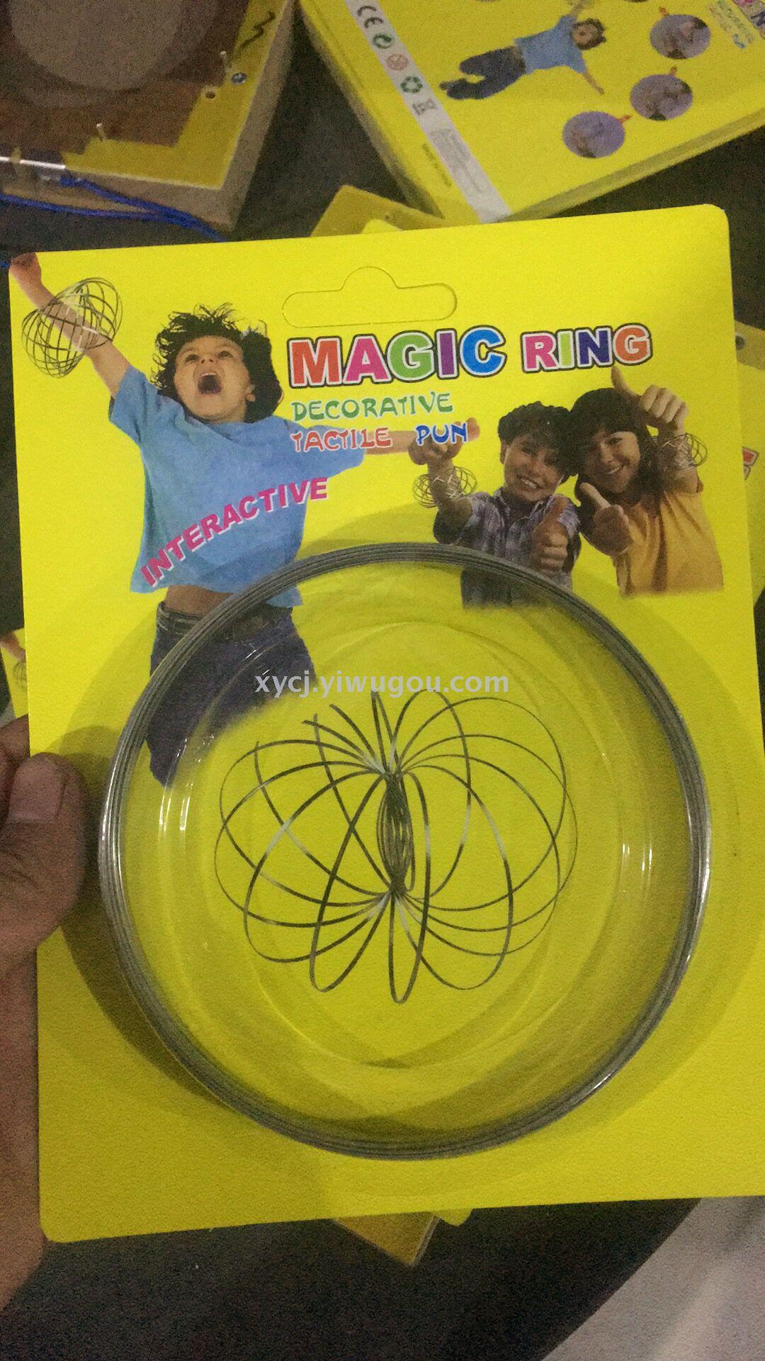 Flow rings toys Flow rings toys Stainless steel metal pressure relief toys figure springs