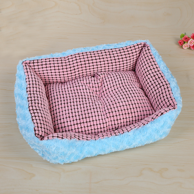 Creative and cute pet bed mat seat cushion three-piece set, comfortable Samoyed Husky dog bed mat factory direct sales Application Scenario