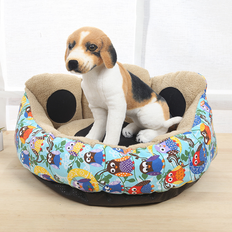 2017 Foreign trade original single printed seat pad Three-piece set, comfortable Samoyed Husky dog bed pad, Foot pet bed pad Application Scenario